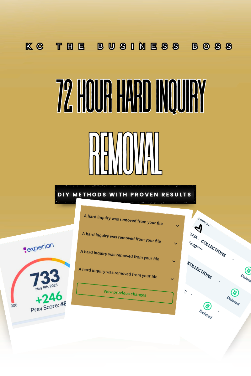 72 HR Hard Inquiry Removal