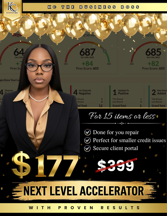 Credit Reset SALE