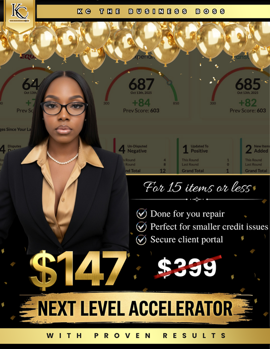 Credit Reset SALE